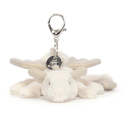 Snow Dragon Bag Charm