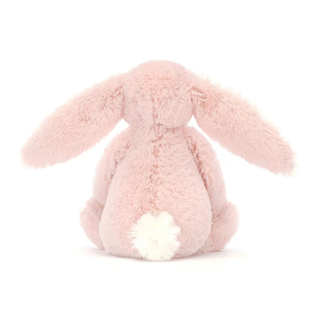 Pink Floral Heart Bunny Plush Toy