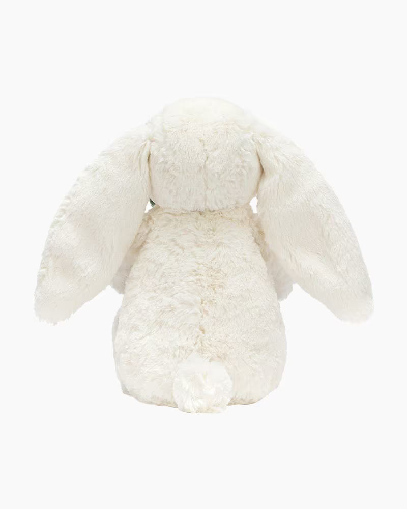Cream Bunny with Plant Plush Toy