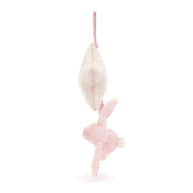 Baby Pink Bashful Bunny Musical Pull