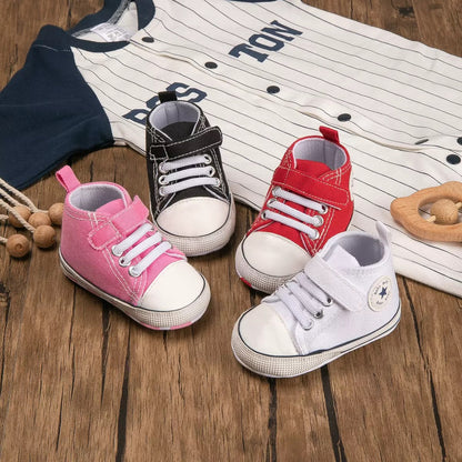 Classic High-Top Baby Sneakers