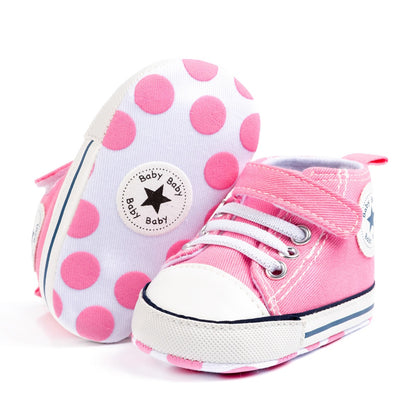 Classic High-Top Baby Sneakers