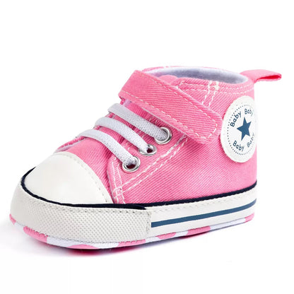 Classic High-Top Baby Sneakers