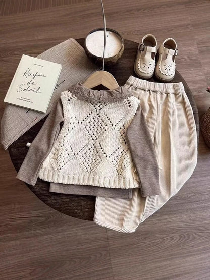 Autumn Charm Knit Outfit Set