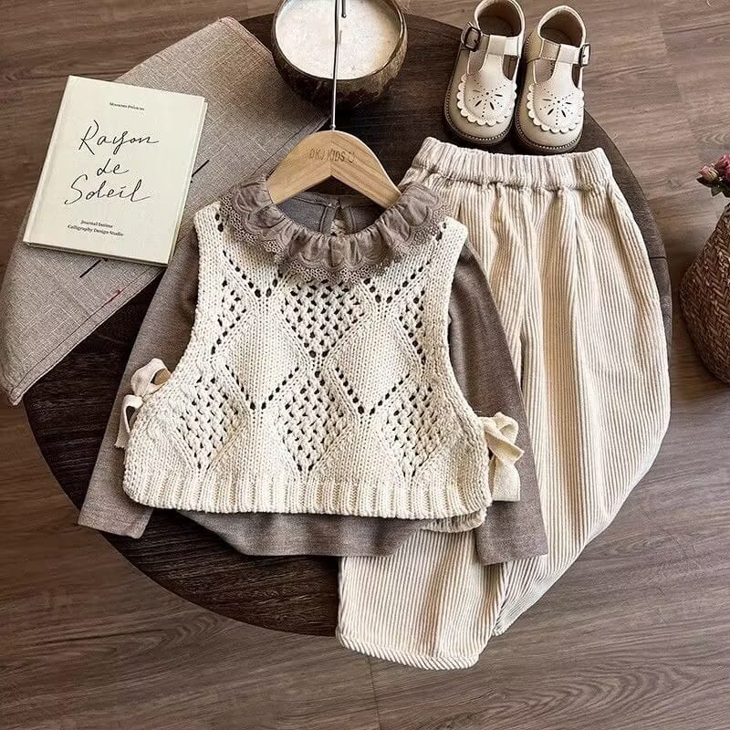 Autumn Charm Knit Outfit Set