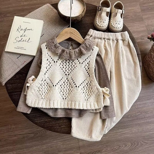 Autumn Charm Knit Outfit Set