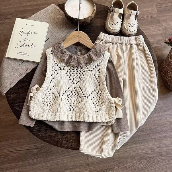 Autumn Charm Knit Outfit Set