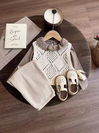 Autumn Charm Knit Outfit Set