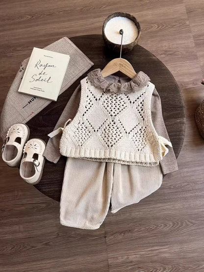Autumn Charm Knit Outfit Set